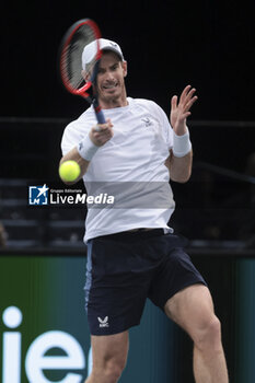 2023-10-30 - Andy Murray of Great Britain during day 1 of the Rolex Paris Masters 2023, ATP Masters 1000 tennis tournament on October 30, 2023 at Accor Arena in Paris, France - TENNIS - ATP - ROLEX PARIS MASTERS 2023 - INTERNATIONALS - TENNIS