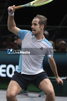 2023-10-30 - Richard Gasquet of France during day 1 of the Rolex Paris Masters 2023, ATP Masters 1000 tennis tournament on October 30, 2023 at Accor Arena in Paris, France - TENNIS - ATP - ROLEX PARIS MASTERS 2023 - INTERNATIONALS - TENNIS