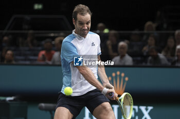 2023-10-30 - Richard Gasquet of France during day 1 of the Rolex Paris Masters 2023, ATP Masters 1000 tennis tournament on October 30, 2023 at Accor Arena in Paris, France - TENNIS - ATP - ROLEX PARIS MASTERS 2023 - INTERNATIONALS - TENNIS