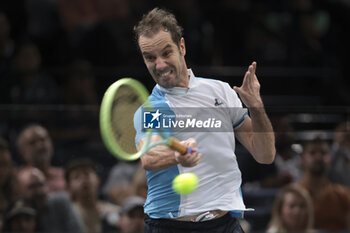 2023-10-31 - Richard Gasquet of France during day 1 of the Rolex Paris Masters 2023, ATP Masters 1000 tennis tournament on October 30, 2023 at Accor Arena in Paris, France - TENNIS - ATP - ROLEX PARIS MASTERS 2023 - INTERNATIONALS - TENNIS