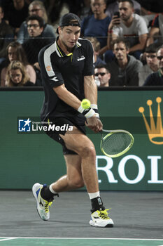 2023-10-31 - Jan-Lennard Struff of Germany during day 2 of the Rolex Paris Masters 2023, ATP Masters 1000 tennis tournament on October 31, 2023 at Accor Arena in Paris, France - TENNIS - ATP - ROLEX PARIS MASTERS 2023 - INTERNATIONALS - TENNIS