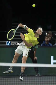 2023-10-31 - Alejandro Davidovich Fokina of Spain during day 2 of the Rolex Paris Masters 2023, ATP Masters 1000 tennis tournament on October 31, 2023 at Accor Arena in Paris, France - TENNIS - ATP - ROLEX PARIS MASTERS 2023 - INTERNATIONALS - TENNIS