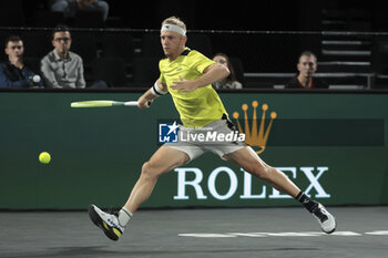2023-10-31 - Alejandro Davidovich Fokina of Spain during day 2 of the Rolex Paris Masters 2023, ATP Masters 1000 tennis tournament on October 31, 2023 at Accor Arena in Paris, France - TENNIS - ATP - ROLEX PARIS MASTERS 2023 - INTERNATIONALS - TENNIS