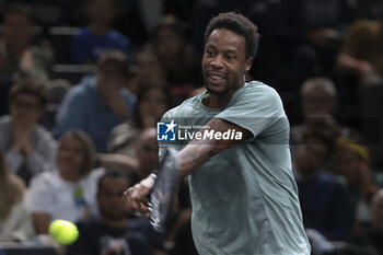 2023-10-31 - Gael Monfils of France during day 2 of the Rolex Paris Masters 2023, ATP Masters 1000 tennis tournament on October 31, 2023 at Accor Arena in Paris, France - TENNIS - ATP - ROLEX PARIS MASTERS 2023 - INTERNATIONALS - TENNIS