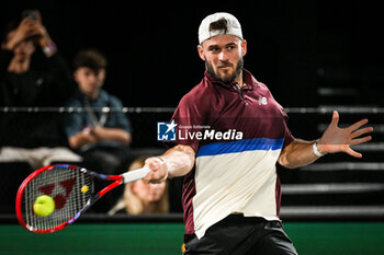 2023-11-01 - Tommy PAUL of United States during the third day of the Rolex Paris Masters 2023, ATP Masters 1000 tennis tournament on November 01, 2023 at Accor Arena in Paris, France - TENNIS - ATP - ROLEX PARIS MASTERS 2023 - INTERNATIONALS - TENNIS