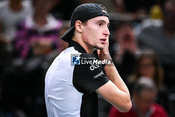 2023-11-01 - Ugo HUMBERT of France during the third day of the Rolex Paris Masters 2023, ATP Masters 1000 tennis tournament on November 01, 2023 at Accor Arena in Paris, France - TENNIS - ATP - ROLEX PARIS MASTERS 2023 - INTERNATIONALS - TENNIS