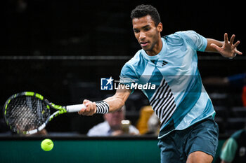 2023-11-01 - Felix AUGER-ALIASSIME of Canada during the third day of the Rolex Paris Masters 2023, ATP Masters 1000 tennis tournament on November 01, 2023 at Accor Arena in Paris, France - TENNIS - ATP - ROLEX PARIS MASTERS 2023 - INTERNATIONALS - TENNIS