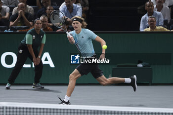 2023-11-01 - Alexander Sasha Zverev of Germany during day 3 of the Rolex Paris Masters 2023, ATP Masters 1000 tennis tournament on November 1, 2023 at Accor Arena in Paris, France - TENNIS - ATP - ROLEX PARIS MASTERS 2023 - INTERNATIONALS - TENNIS
