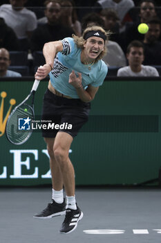 2023-11-01 - Alexander Sasha Zverev of Germany during day 3 of the Rolex Paris Masters 2023, ATP Masters 1000 tennis tournament on November 1, 2023 at Accor Arena in Paris, France - TENNIS - ATP - ROLEX PARIS MASTERS 2023 - INTERNATIONALS - TENNIS