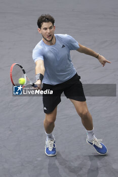 2023-11-01 - Dominic Thiem of Austria during day 3 of the Rolex Paris Masters 2023, ATP Masters 1000 tennis tournament on November 1, 2023 at Accor Arena in Paris, France - TENNIS - ATP - ROLEX PARIS MASTERS 2023 - INTERNATIONALS - TENNIS