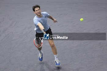2023-11-01 - Dominic Thiem of Austria during day 3 of the Rolex Paris Masters 2023, ATP Masters 1000 tennis tournament on November 1, 2023 at Accor Arena in Paris, France - TENNIS - ATP - ROLEX PARIS MASTERS 2023 - INTERNATIONALS - TENNIS