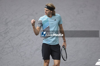 2023-11-01 - Alexander Zverev of Germany during day 3 of the Rolex Paris Masters 2023, ATP Masters 1000 tennis tournament on November 1, 2023 at Accor Arena in Paris, France - TENNIS - ATP - ROLEX PARIS MASTERS 2023 - INTERNATIONALS - TENNIS