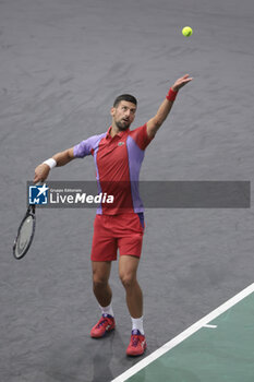 2023-11-01 - Novak Djokovic of Serbia during day 3 of the Rolex Paris Masters 2023, ATP Masters 1000 tennis tournament on November 1, 2023 at Accor Arena in Paris, France - TENNIS - ATP - ROLEX PARIS MASTERS 2023 - INTERNATIONALS - TENNIS