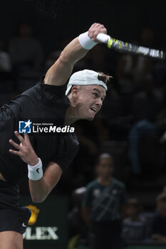 2023-11-02 - Holger Rune of Denmark during day 3 of the Rolex Paris Masters 2023, ATP Masters 1000 tennis tournament on November 1, 2023 at Accor Arena in Paris, France - TENNIS - ATP - ROLEX PARIS MASTERS 2023 - INTERNATIONALS - TENNIS