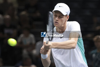 2023-11-02 - Jannik Sinner of Italy during day 3 of the Rolex Paris Masters 2023, ATP Masters 1000 tennis tournament on November 1, 2023 at Accor Arena in Paris, France - TENNIS - ATP - ROLEX PARIS MASTERS 2023 - INTERNATIONALS - TENNIS