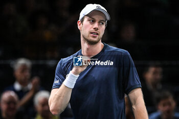 2023-11-02 - Botic VAN DE ZANDSCHULP of Netherlands celebrates his point during the fourth day of the Rolex Paris Masters 2023, ATP Masters 1000 tennis tournament on November 02, 2023 at Accor Arena in Paris, France - TENNIS - ATP - ROLEX PARIS MASTERS 2023 - INTERNATIONALS - TENNIS