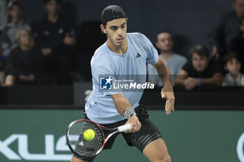 2023-11-02 - Francisco Cerundolo of Argentina during day 4 of the Rolex Paris Masters 2023, ATP Masters 1000 tennis tournament on November 2, 2023 at Accor Arena in Paris, France - TENNIS - ATP - ROLEX PARIS MASTERS 2023 - INTERNATIONALS - TENNIS
