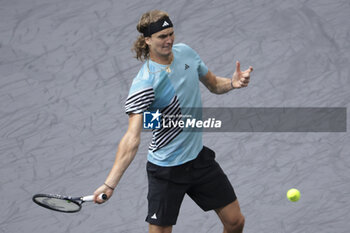 2023-11-02 - Alexander Sasha Zverev of Germany during day 4 of the Rolex Paris Masters 2023, ATP Masters 1000 tennis tournament on November 2, 2023 at Accor Arena in Paris, France - TENNIS - ATP - ROLEX PARIS MASTERS 2023 - INTERNATIONALS - TENNIS
