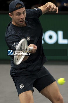 2023-11-02 - Tallon Griekspoor of Netherlands during day 4 of the Rolex Paris Masters 2023, ATP Masters 1000 tennis tournament on November 2, 2023 at Accor Arena in Paris, France - TENNIS - ATP - ROLEX PARIS MASTERS 2023 - INTERNATIONALS - TENNIS
