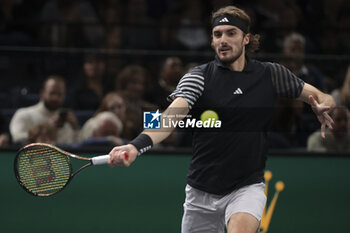 2023-11-03 - Stefanos Tsitsipas of Greece during day 5 of the Rolex Paris Masters 2023, ATP Masters 1000 tennis tournament on November 3, 2023 at Accor Arena in Paris, France - TENNIS - ATP - ROLEX PARIS MASTERS 2023 - INTERNATIONALS - TENNIS
