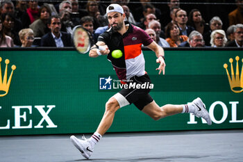 2023-11-04 - Grigor DIMITROV of Bulgaria during the sixth day of the Rolex Paris Masters 2023, ATP Masters 1000 tennis tournament on November 04, 2023 at Accor Arena in Paris, France - TENNIS - ATP - ROLEX PARIS MASTERS 2023 - INTERNATIONALS - TENNIS