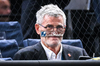 2023-11-04 - French Tennis Federation (FFT) President Gilles MORETTON during the sixth day of the Rolex Paris Masters 2023, ATP Masters 1000 tennis tournament on November 04, 2023 at Accor Arena in Paris, France - TENNIS - ATP - ROLEX PARIS MASTERS 2023 - INTERNATIONALS - TENNIS