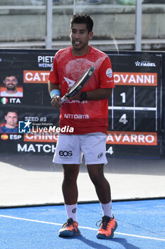 2023-07-12 - Federico Chingotto (ARG) during the R32 of the BNL Italy Major Premier Padel at Foro Italico, July 12th 2023 Rome, Italy - BNL ITALY MAJOR PREMIER PADEL (DAY3) - PADEL - TENNIS
