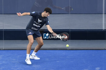 2023-07-12 - Agustin Tapia (ARG) during the R32 of the BNL Italy Major Premier Padel at Foro Italico, July 12th 2023 Rome, Italyduring the R32 of the BNL Italy Major Premier Padel at Foro Italico, July 12th 2023 Rome, Italy - BNL ITALY MAJOR PREMIER PADEL (DAY3) - PADEL - TENNIS