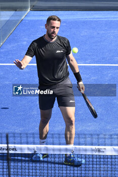 2023-07-14 - Lucho Capra (ARG) during the QF of the BNL Italy Major Premier Padel at Foro Italico, July 14th 2023 Rome, Italy - BNL ITALY MAJOR PREMIER PADEL (DAY5) - PADEL - TENNIS