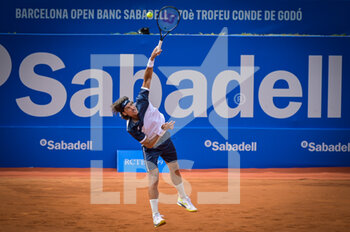 2023-04-18 - Feliciano Lopez (España) and David Goffin (Belgium) face off during day four of the ATP 500 Barcelona Open Banc Sabadell at Real Club de Tenis de Barcelona, in Barcelona, Spain on April 18, 2023. (Photo / Felipe Mondino) - ATP 500 BARCELONA OPEN BANC SABADELL - INTERNATIONALS - TENNIS