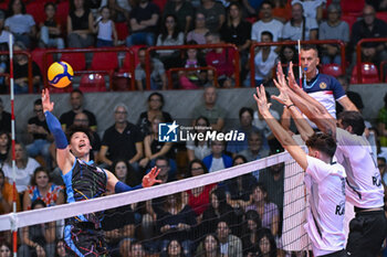 14/10/2023 - Spike of Yuki Ishikawa ( Allianz Milano) - SEMIFINAL - ALLIANZ MILANO VS RANA VERONA - AMICHEVOLI - VOLLEY