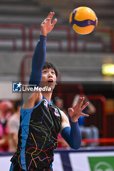 14/10/2023 - Serve of Yuki Ishikawa ( Allianz Milano) - SEMIFINAL - ALLIANZ MILANO VS RANA VERONA - AMICHEVOLI - VOLLEY