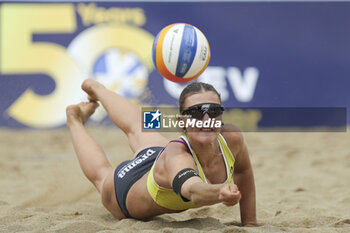 2023-07-02 - Anna Lutz with a big save in the final for the 3rd and 4th place of the Beach Volley Pro Tour Messina - BEACH VOLLEY PRO TOUR (DAY4) - BEACH VOLLEY - VOLLEYBALL