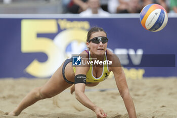 2023-07-02 - Anna Lutz with a big save in the final for the 3rd and 4th place of the Beach Volley Pro Tour Messina - BEACH VOLLEY PRO TOUR (DAY4) - BEACH VOLLEY - VOLLEYBALL