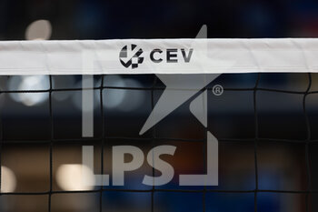 2023-01-18 - logo CEV - VERO VOLLEY MILANO VS CS VOLEI ALBA BLAJ - CHAMPIONS LEAGUE WOMEN - VOLLEYBALL