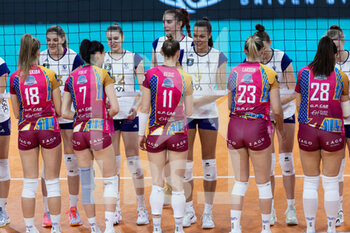 2023-02-08 - Players of Vero Volley Milano and Players of Volero Le Cannet - VERO VOLLEY MILANO VS VOLERO LE CANNET - CHAMPIONS LEAGUE WOMEN - VOLLEYBALL