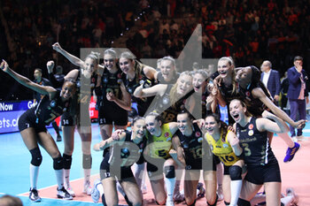 2023-05-20 - The player of VafiBank Instanbul celebrates the victory - WOMEN'S SUPER FINALS 2023 - VAKIFBANK ISTANBUL VS ECZACIBASI DYNAVIT ISTANBUL - CHAMPIONS LEAGUE WOMEN - VOLLEYBALL