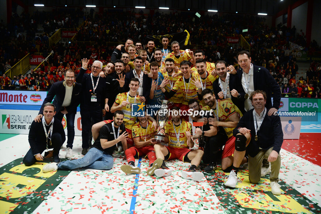 Del Monte Italian Cup A2 Men's Final - Tonno Callipo Vibo Valentia vs BCC Castellana Grotte - COPPA ITALIA - VOLLEY