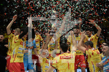 2023-02-04 - Tonno callipo Volley wins the  ITALY  DEL MONTE Cup - DEL MONTE ITALIAN CUP A2 MEN'S FINAL - TONNO CALLIPO VIBO VALENTIA VS BCC CASTELLANA GROTTE - ITALIAN CUP - VOLLEYBALL