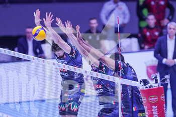 2023-02-25 - Sir Safety Susa Perugia block - SEMIFINAL - SIR SAFETY SUSA PERUGIA VS GAS SALES BLUENERGY PIACENZA - ITALIAN CUP - VOLLEYBALL