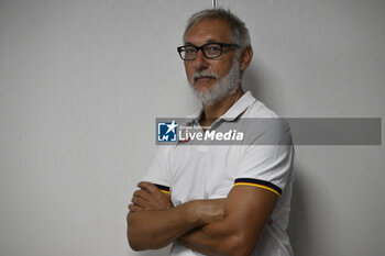 2023-09-13 - Andrea Zorzi during the Press Conference to present the final phase of the European Men's Volleyball Championship, 13 September 2023, Hotel Mercure Roma West, Rome, Italy - CEV EUROVOLLEY 2023 FINALS PRESS CONFERENCE - CEV EUROVOLLEY MEN - VOLLEYBALL