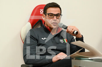 2023-02-16 - Gianlorenzo Blengini (Coach of Cucine Lube Civitanova)  at the press conference - PRESS CONFERENCE CUCINE LUBE CIVITANOVA - EVENTS - VOLLEYBALL