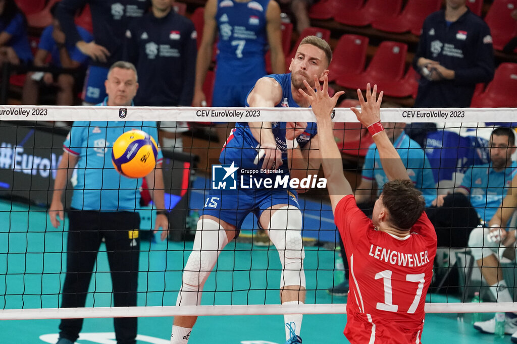 CEV EuroVolley 2023 - Men - Switzerland vs Serbia - INTERNATIONALS - VOLLEYBALL