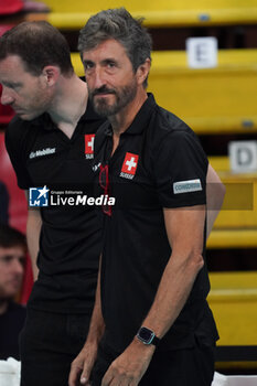 2023-08-30 - mario motta (head coach switzerland) - CEV EUROVOLLEY 2023 - MEN - SWITZERLAND VS SERBIA - INTERNATIONALS - VOLLEYBALL