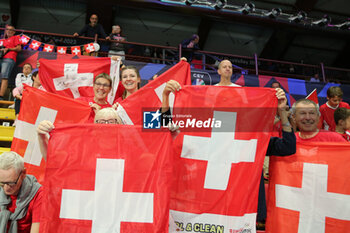 2023-08-30 - fans switzerland - CEV EUROVOLLEY 2023 - MEN - SWITZERLAND VS SERBIA - INTERNATIONALS - VOLLEYBALL