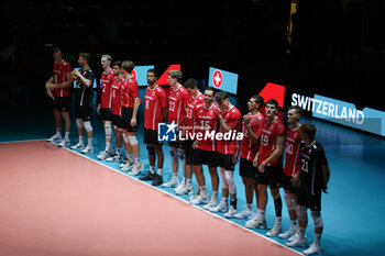2023-08-30 - switzerland team - CEV EUROVOLLEY 2023 - MEN - SWITZERLAND VS SERBIA - INTERNATIONALS - VOLLEYBALL