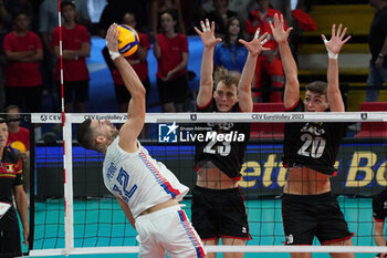 31/08/2023 - serbia' s pavle peric - SERBIA VS BELGIUM - EUROVOLLEY MEN - VOLLEY