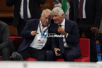 31/08/2023 - italy's andrea abodi minister of sport - ESTONIA VS ITALY - EUROVOLLEY MEN - VOLLEY