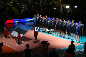 31/08/2023 - team estonia - ESTONIA VS ITALY - EUROVOLLEY MEN - VOLLEY