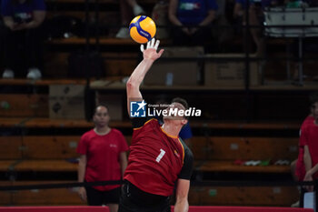 01/09/2023 - germany's christian fromm in action - GERMANY VS SWITZERLAND - EUROVOLLEY MEN - VOLLEY